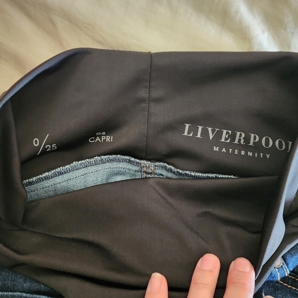Liverpool Maternity Capri w/ Cuffed Hem size 0/25 - Picture 5 of 7